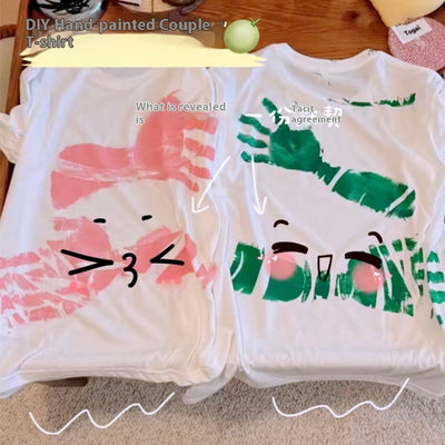 Playera para Pareja Blanca DIY Hug 520 - Regalo Romántico Personalizable - Image 4