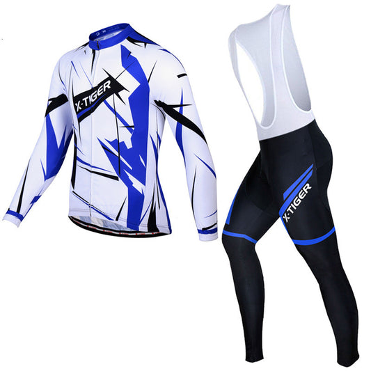 Traje de Ciclismo de Manga Larga con Tirantes para Bicicleta de Montaña - Image 2