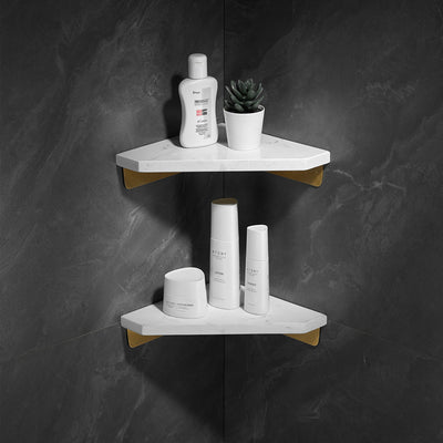 Repisa Triangular de Mármol Estilo Nórdico Minimalista para Baño - Image 23