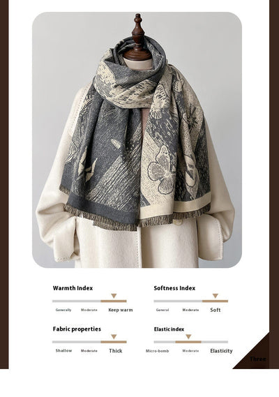 Pashmina Artificial Reversible Térmica - Chal Doble Cara para Aire Acondicionado - Image 11