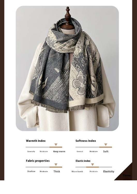 Pashmina Artificial Reversible Térmica - Chal Doble Cara para Aire Acondicionado - Image 11