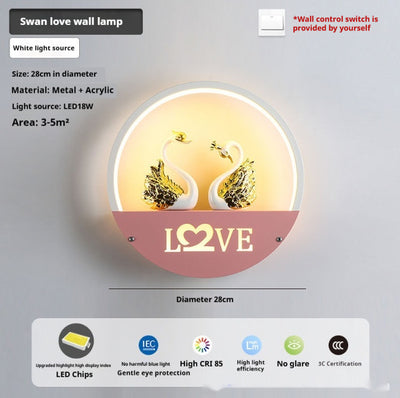 Lámpara de Pared LED Minimalista Moderna para Dormitorio - Image 8