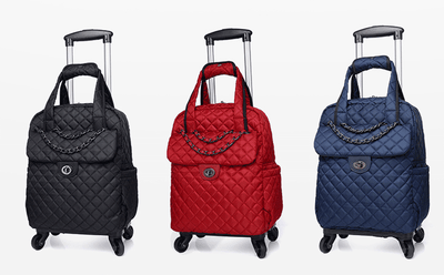 Mochila Trolley Impermeable de Tela Oxford Plegable y Ultraligera - Image 9