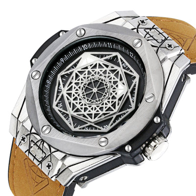 Reloj Hombre Big Bang Telaraña Tatuaje - Correa Goma Resistente Estudiante - Image 10