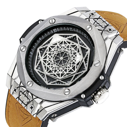 Reloj Hombre Big Bang Telaraña Tatuaje - Correa Goma Resistente Estudiante - Image 10