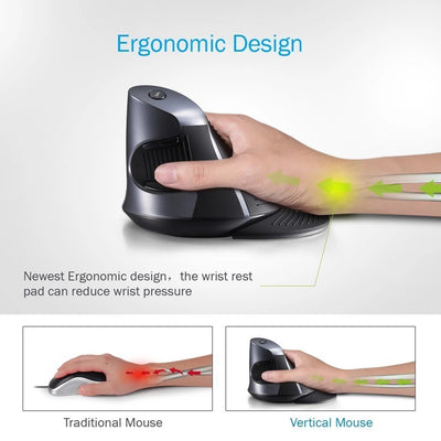Ratón Inalámbrico Ergonómico Vertical de 6 Botones - Image 29