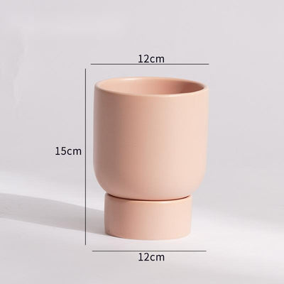 Maceta de Cerámica Verde Estilo Morandi para Decoración - Image 19