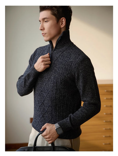 Suéter Cálido de Punto para Hombre - Image 11