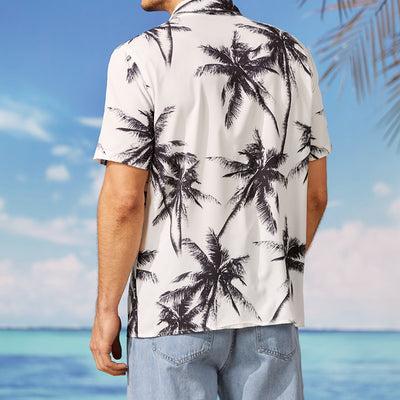 Camisa Hawaiana Blanca para Hombre - Estilo Casual Playa - Image 4