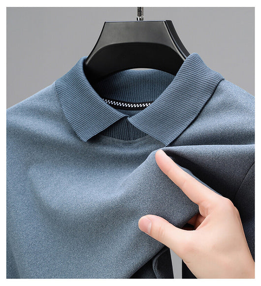 Camiseta Térmica Básica de Color Liso para Hombre - Image 8
