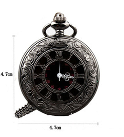 Reloj de Bolsillo Retro Hueco con Cadena - Unisex - Image 4
