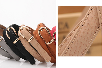Cinturón Casual de Piel de Cerdo para Mujer - Diseño Elegante y Versátil - Image 9
