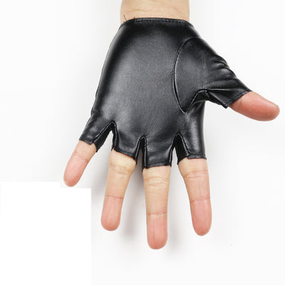 Guantes de Cuero para Niños sin Dedos - Protección Outdoor - Image 4
