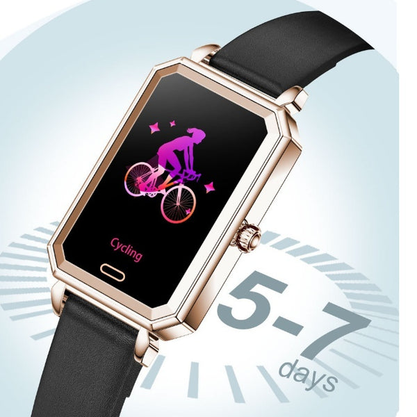 Reloj Inteligente para Mujer con Monitor de Frecuencia Cardíaca y Oxígeno en Sangre