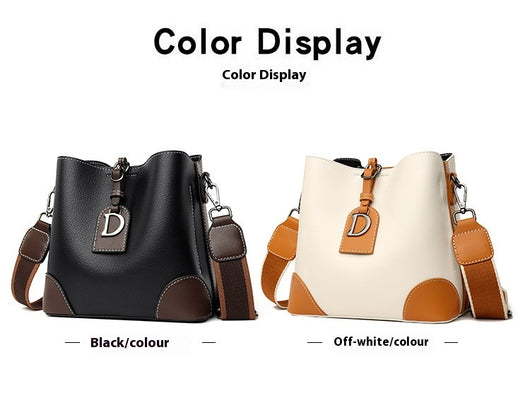 Bolso de Cuero Retro Estilo Bucket - Bandolera Suave y Versátil - Image 15