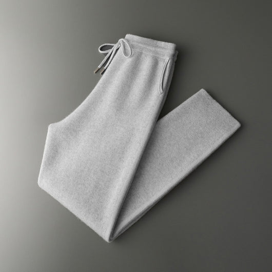 Pantalones de Punto Cashmere Grueso para Hombre - Cómodos y Versátiles - Image 6