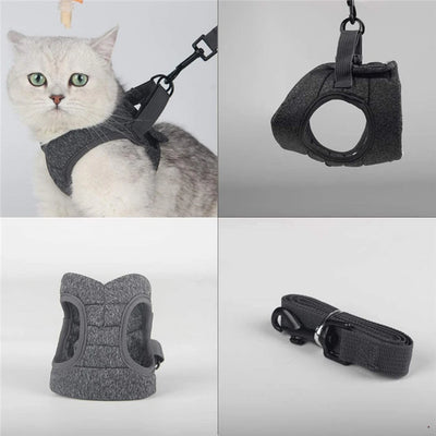 Arnés Respirable para Gato con Correa de Tracción Ligera - Image 9