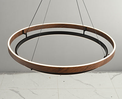 Lámpara de Techo Minimalista Moderna con Acabado Madera Italiana - Image 14