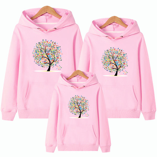 Sudadera con Capucha Familiar - Conjunto a Juego para Mamá, Papá e Hijo