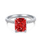 Fashion Sterling Plateado Ring For Women DY120099SWRD No 5