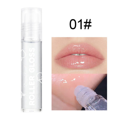 Brillo Labial Perlado Transparente con Brillantes - Efecto Espejo Luminoso - Image 6