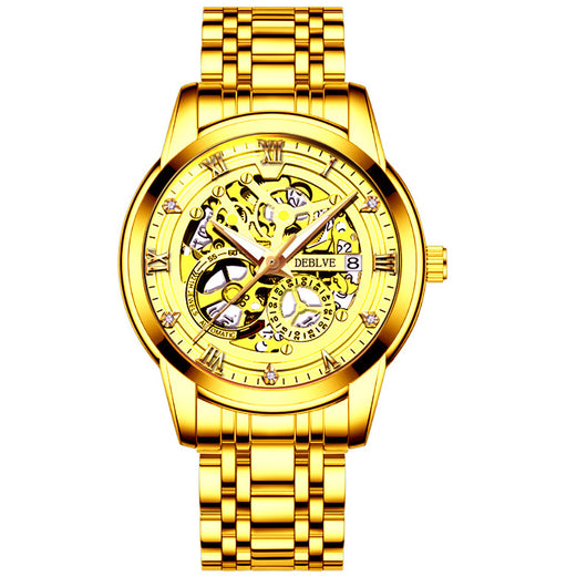 Reloj Calendario de Mano Esqueleto Mecánico con Luz Luminosa - Image 20
