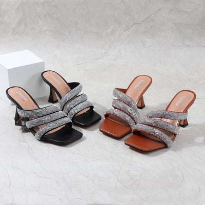 Tacones Altos Brillantes para Mujer - Sandalias Estileto Cómodo para Fiesta - Image 10