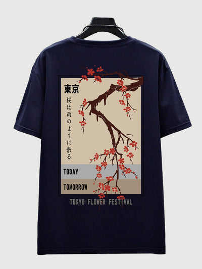 Playera Estampada Festival de Flores Tokio para Hombre - Image 12