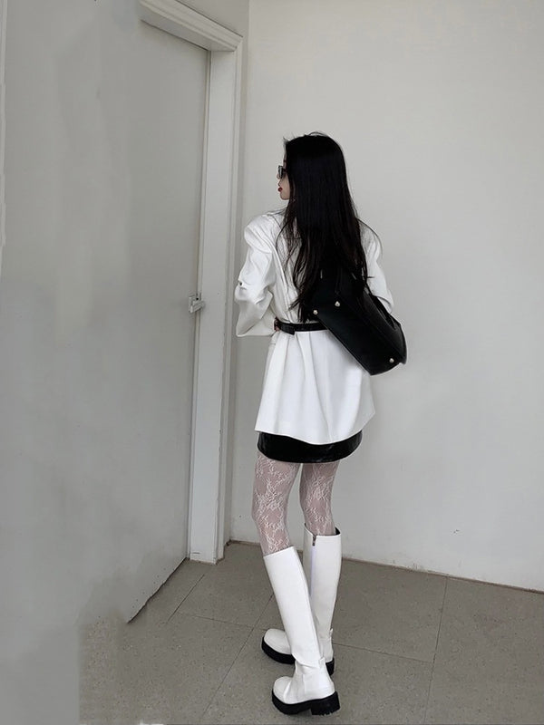 Traje Blazer Blanco Mujer - Elegancia y Sofisticación Urbana