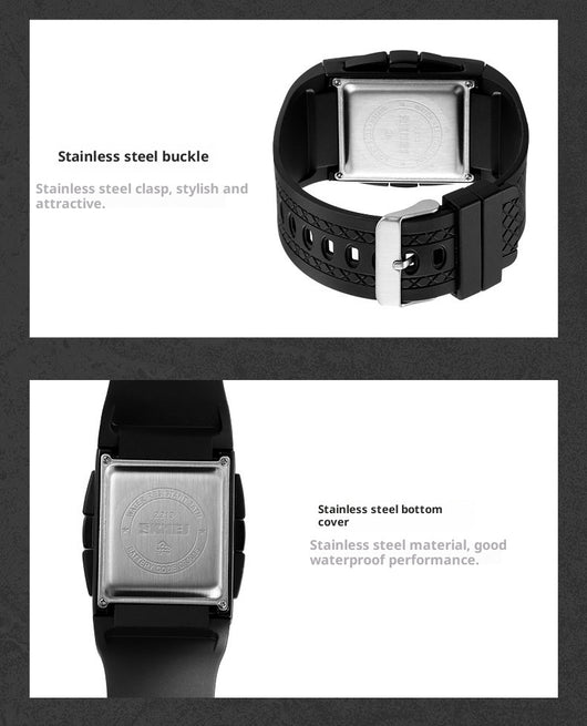 Reloj Deportivo Inteligente Dual para Estudiantes - Resistente al Agua - Image 14