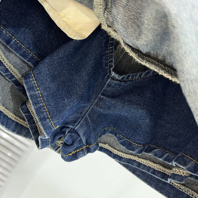 Falda Denim Cintura Alta Corte A - Image 7