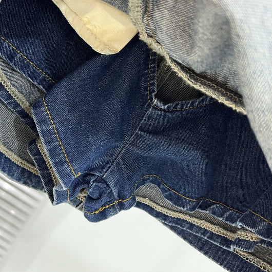 Falda Denim Cintura Alta Corte A - Image 7