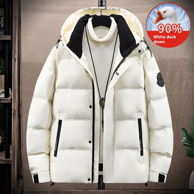 Chamarra de Plumas con Capucha para Hombre - Calidez Superior - Image 3