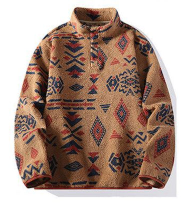 Polo Retro Tie-Dye con Cuello Alzado para Hombre - Image 11