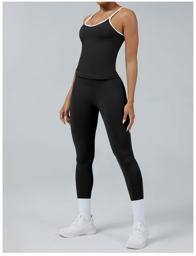 Chaleco Deportivo Mujer Espalda Descubierta Contraste de Colores - Image 18