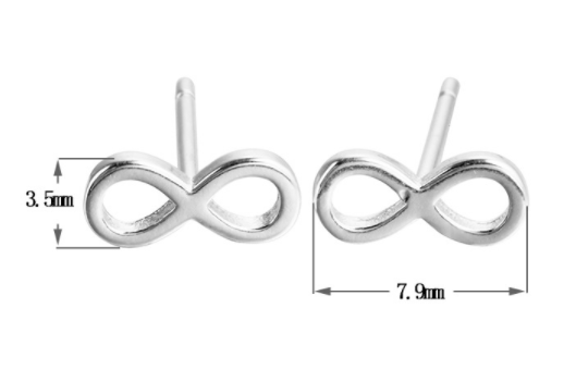 Conjunto de Joyas Infinito: Collar, Aretes y Pulsera - Image 9