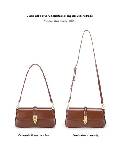 Bolso Bandolera de Cuero con Textura Salvaje para Mujer - Image 12