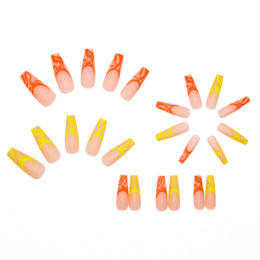 Uñas Postizas Largas Wear Armor - Diseño Europeo y Americano - Image 6