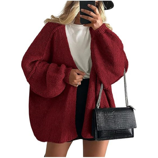 Abrigo Suéter Tejido Casual para Mujer - Image 24