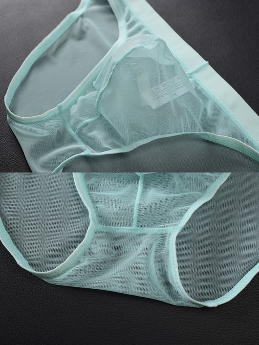 Calzoncillos Tipo Slip Transparentes de Malla Hombre Cintura Baja - Image 20