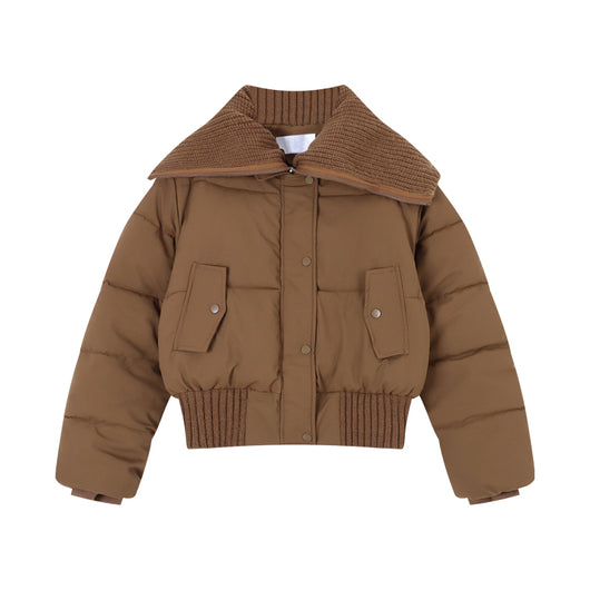 Abrigo Térmico Acolchado para Mujer con Cuello Solapa - Invierno - Image 4