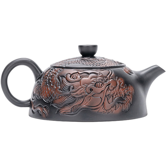 Tetera de Barro Púrpura Año del Dragón - Cerámica Artesanal Xianglong para Té Premium - Image 5