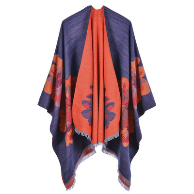 Chal Dividido Jacquard Grueso y Cálido - Estilo Europeo y Americano - Image 23