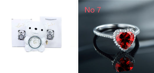 Anillo de Plata S925 Diamante Amor para Mujer Estilo Europeo y Americano - Image 15