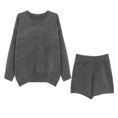 Conjunto de Dos Piezas: Short Holgado y Falda Corta de Cintura Alta - Image 5