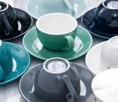 Juego de Tazas Espresso Porcelana Estilo Americano - Image 10