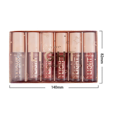 Set de 6 Brillos Labiales Espejo Water Gloss con Efecto Cristal - Image 5