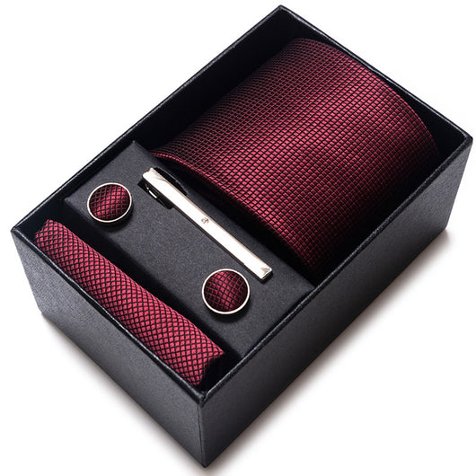 Corbata Jacquard Profesional Tejida en Trama para Negocios - Image 45