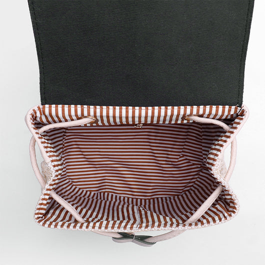 Bolso de Hombro Tejido con Patrón Diamante para Mujer - Image 2