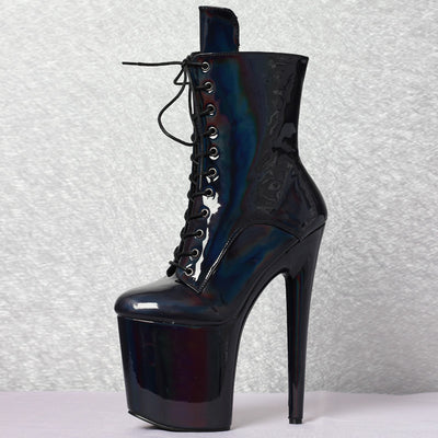 Botas Plataforma Impermeables con Cordones para Baile y Performances - Image 5